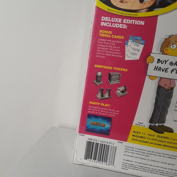 THE SIMPSONS Scene It DVD Party Trivia Board Cartoon TV Show Game NWT - Picture 5 of 11